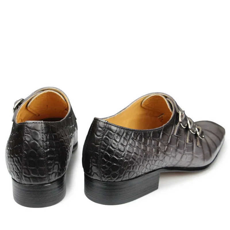 Fashion Pointed Toe Buckle Shoes