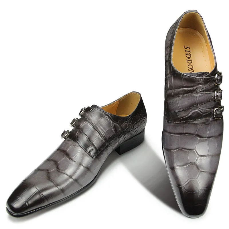 Fashion Pointed Toe Buckle Shoes