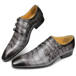Fashion Pointed Toe Buckle Shoes