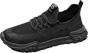 Fashion Sneakers Comfortable Spring and New Fly Weaving Mesh Soft Sole Sports Shoes Men's Shoes Breathable Men's Casual