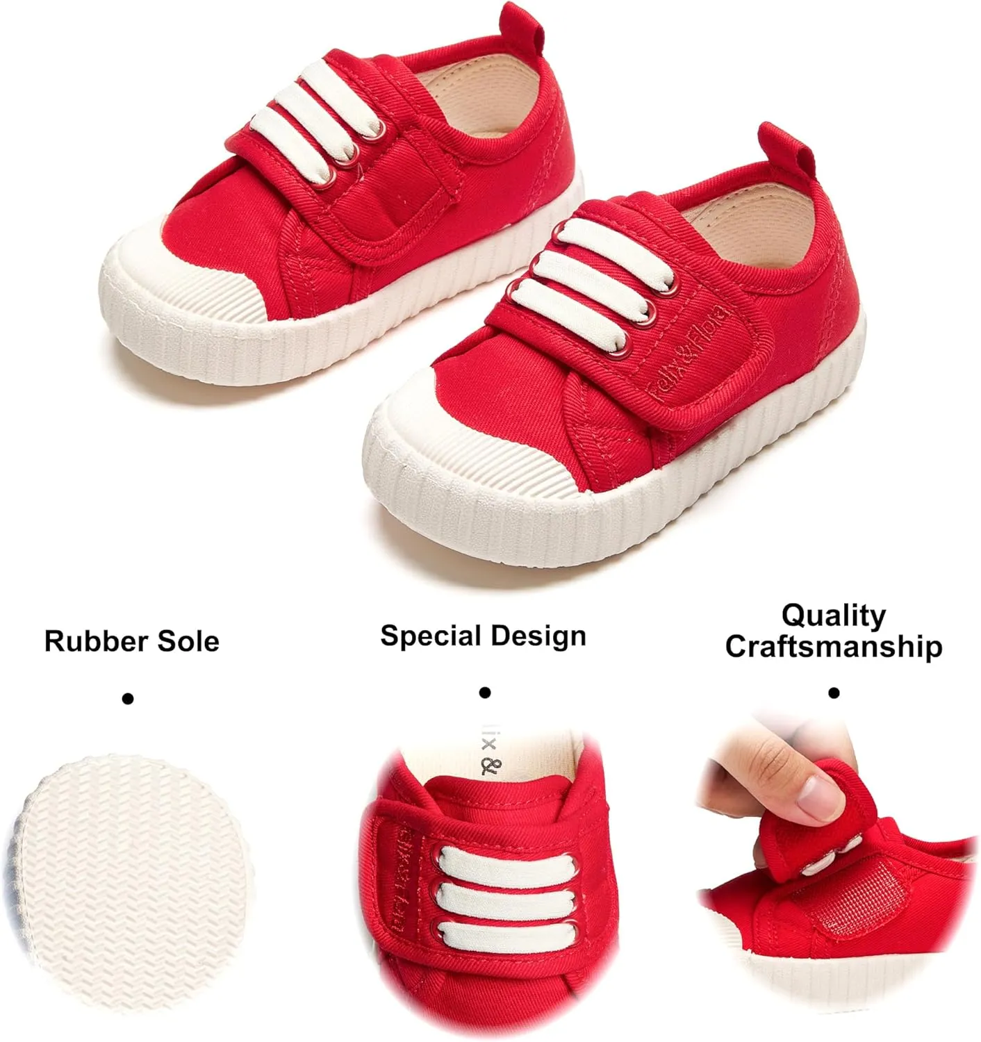 Felix & Flora Toddler/Little Kid Girls Running Shoes Sports Sneakers Princess Casual Glitter Shoes.