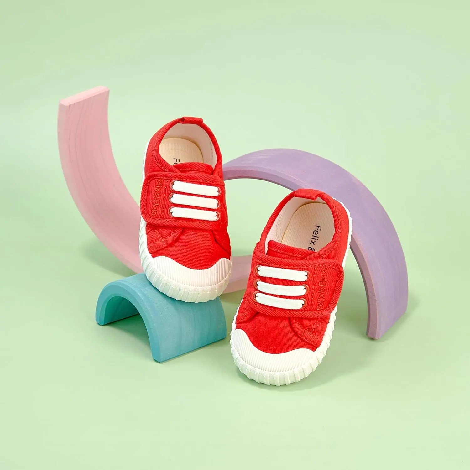 Felix & Flora Toddler/Little Kid Girls Running Shoes Sports Sneakers Princess Casual Glitter Shoes.
