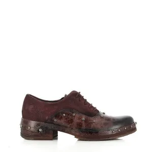 Felmini B245 Burgundy Lace-Up Shoes