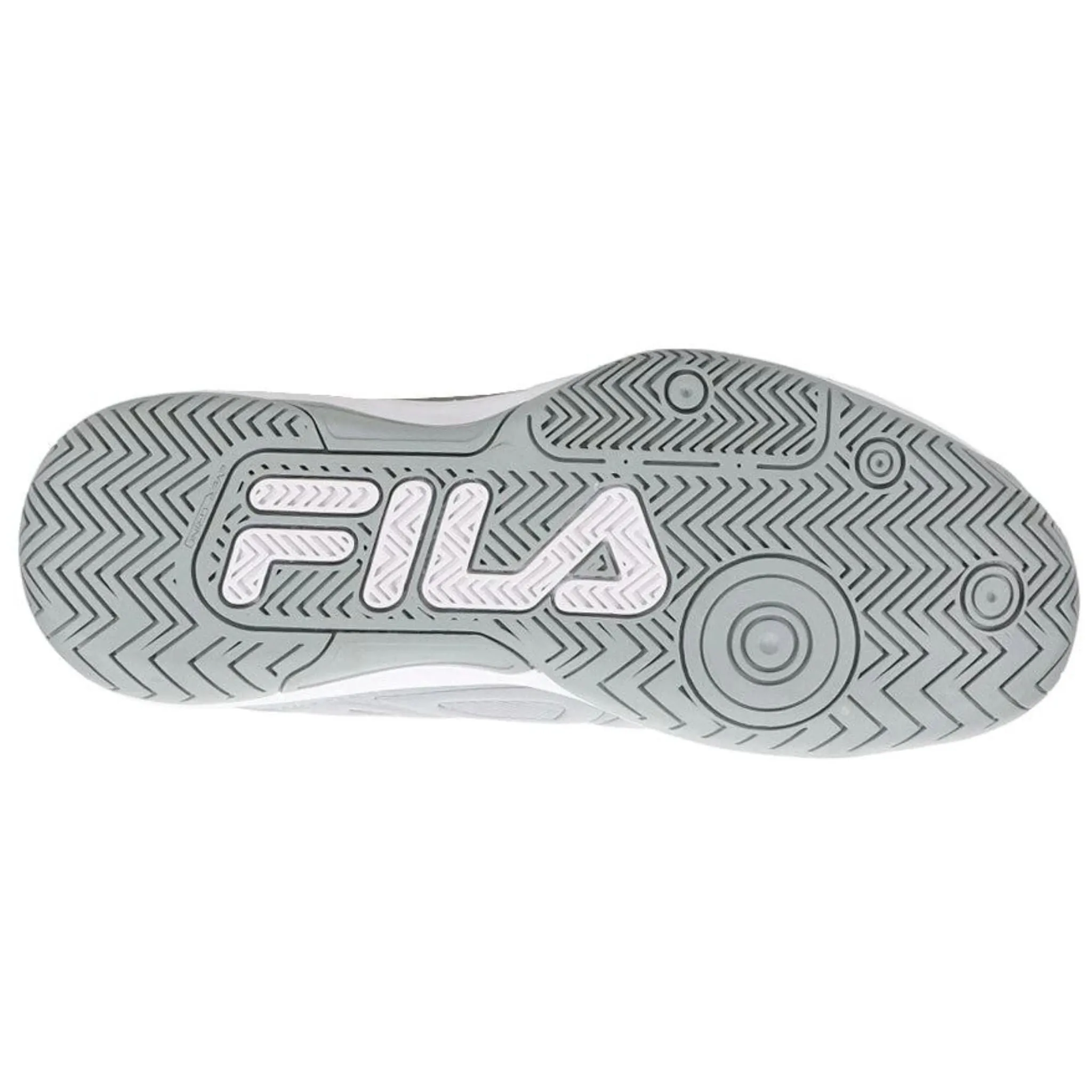 Fila Women's 5PM01803 071 Double Bounce 3 Gray White Silver Pickleball Shoes