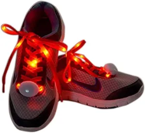 Flammi LED Nylon Shoelaces Light Up Glow in the Dark for Party Dancing Skating