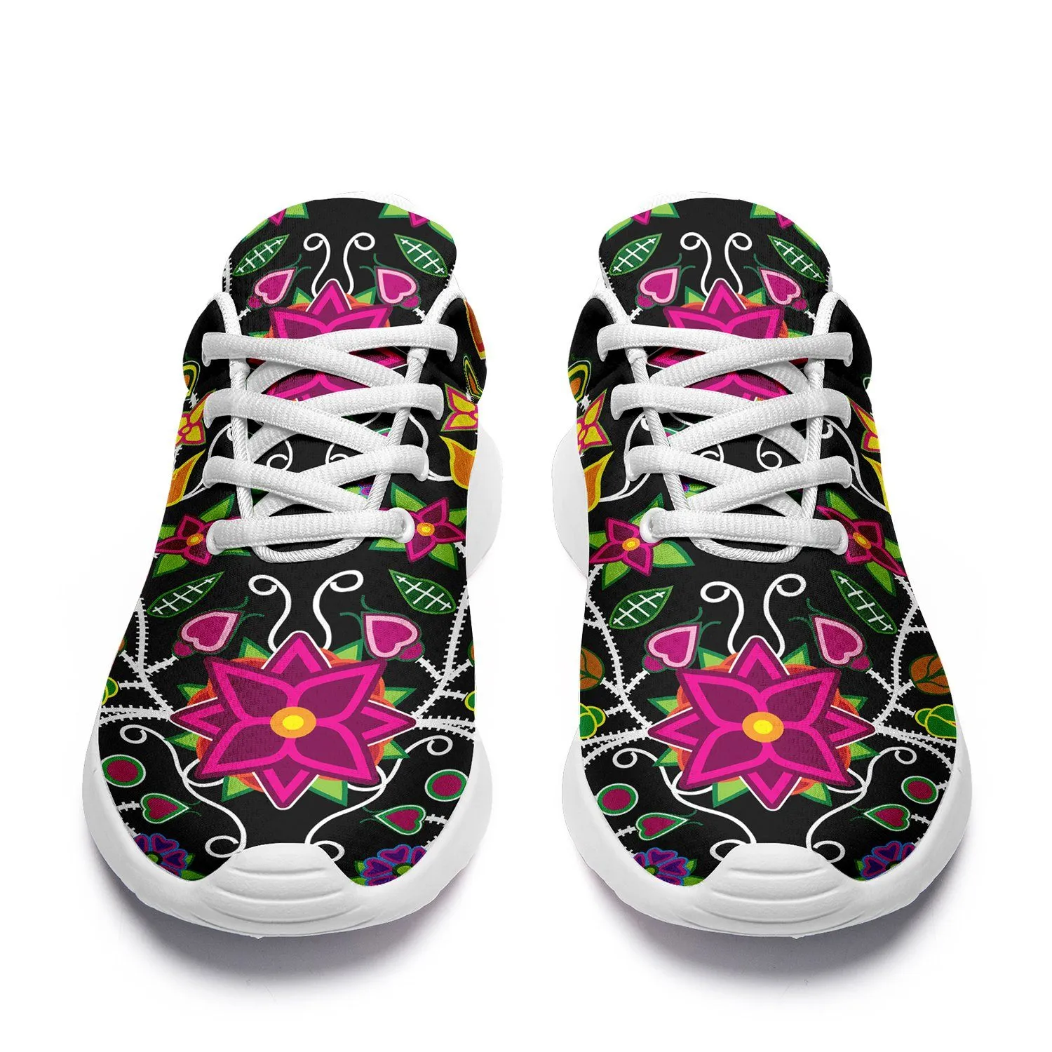 Floral Beadwork Ikkaayi Sport Sneakers