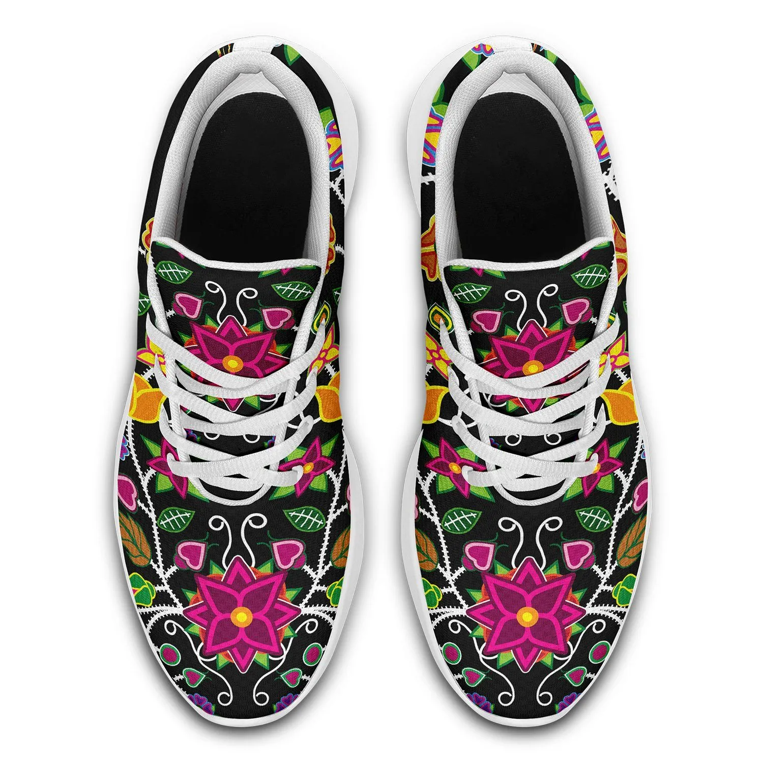 Floral Beadwork Ikkaayi Sport Sneakers