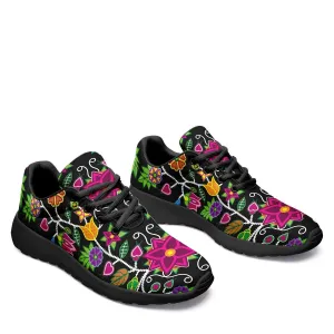 Floral Beadwork Ikkaayi Sport Sneakers