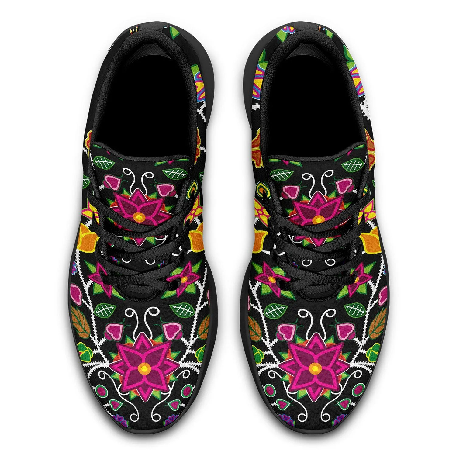 Floral Beadwork Ikkaayi Sport Sneakers