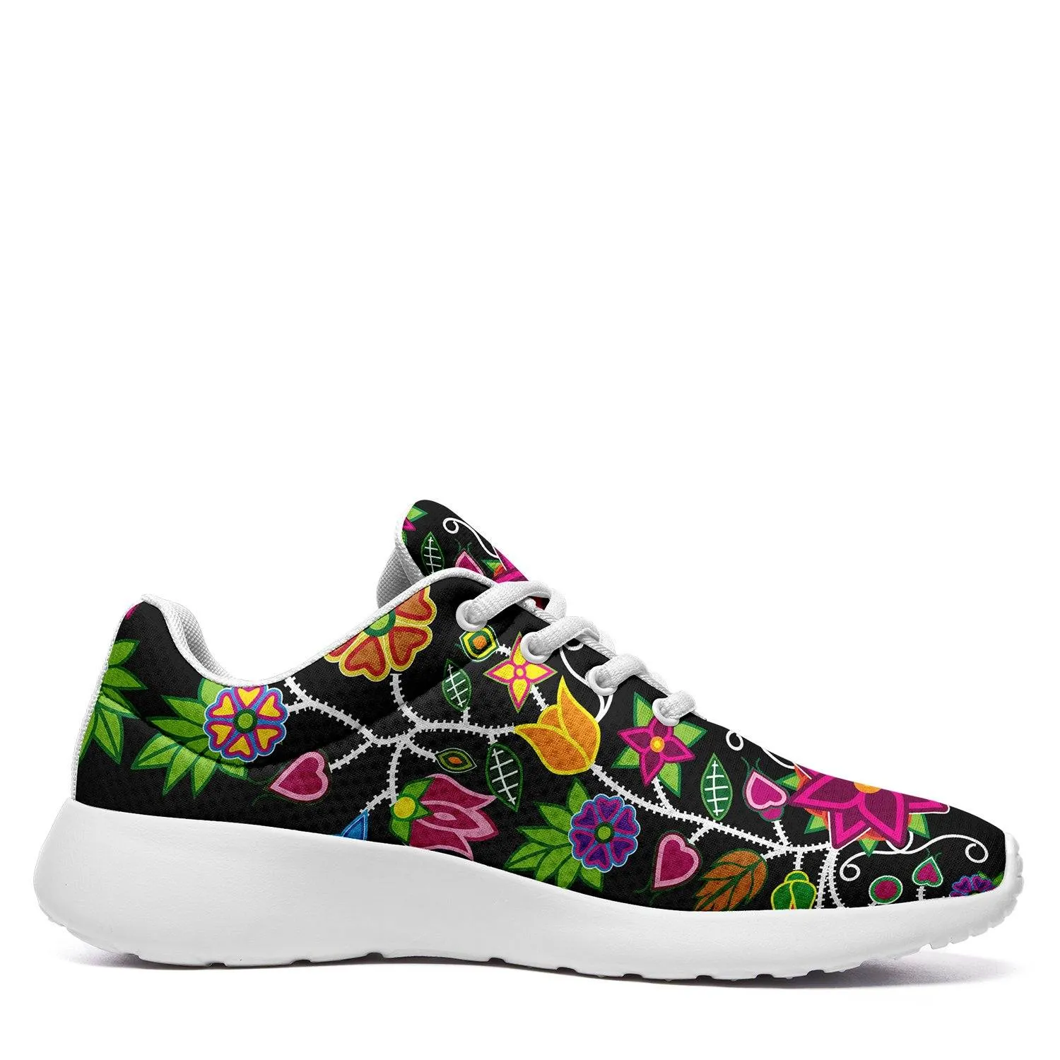 Floral Beadwork Ikkaayi Sport Sneakers