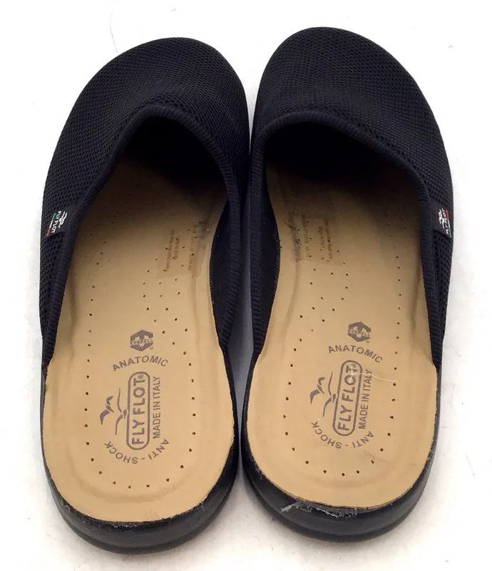 Fly Flot Men's Black Casual Clog Shoes - Size 45