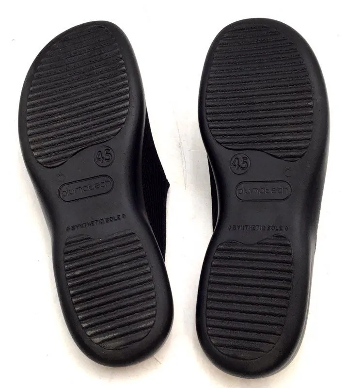 Fly Flot Men's Black Casual Clog Shoes - Size 45