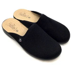 Fly Flot Men's Black Casual Clog Shoes - Size 45