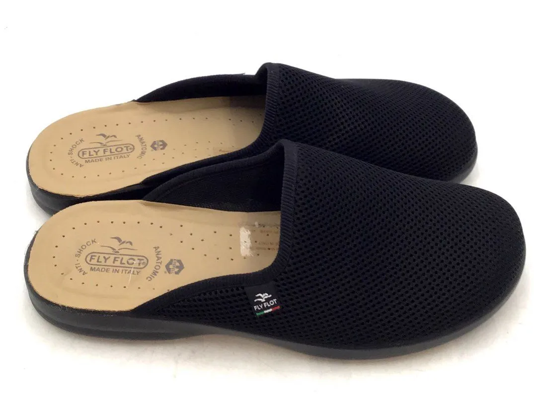 Fly Flot Men's Black Casual Clog Shoes - Size 45