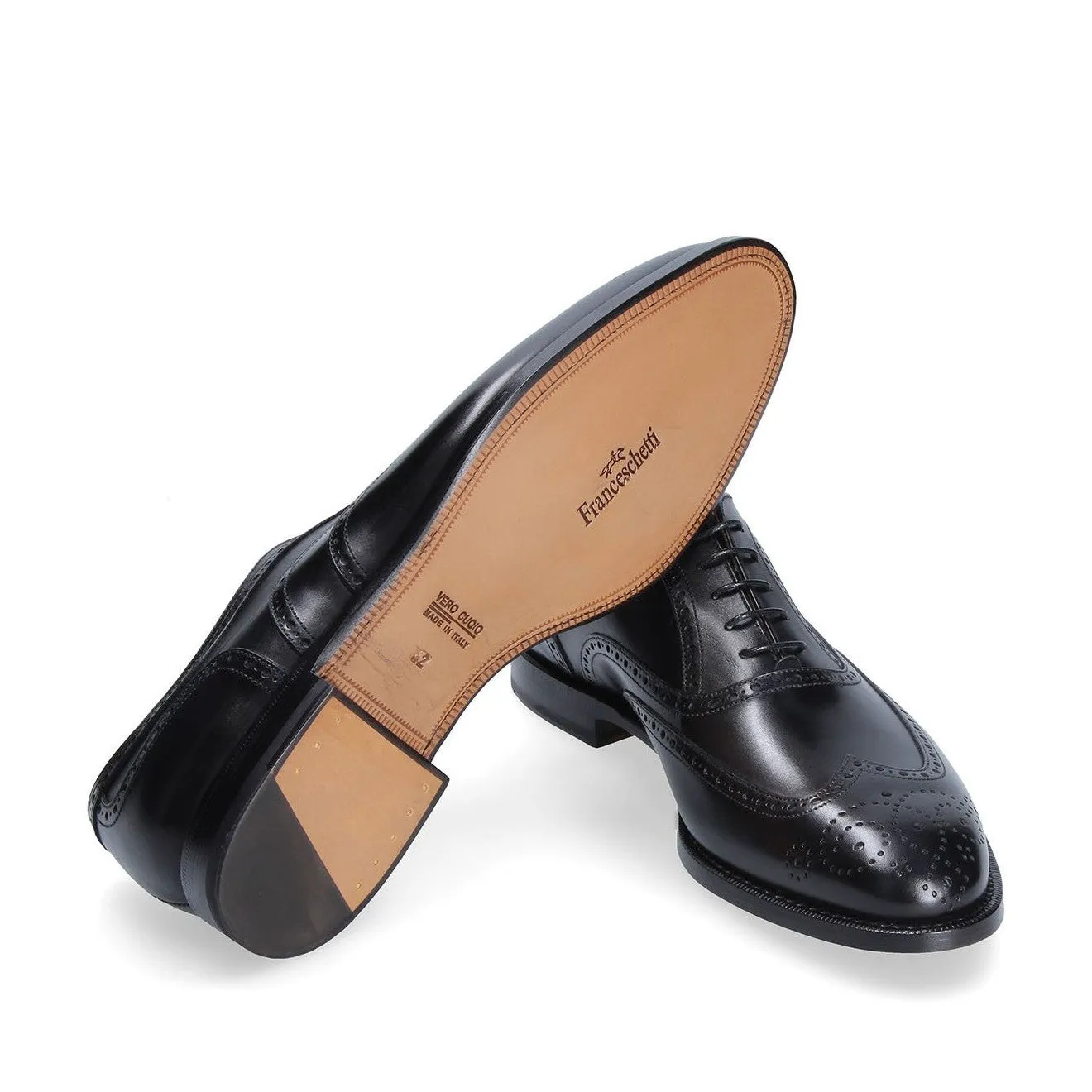 Franceschetti Swansea French Men's Shoes Calf-Skin Leather Brogue Oxford (FCCT1036)