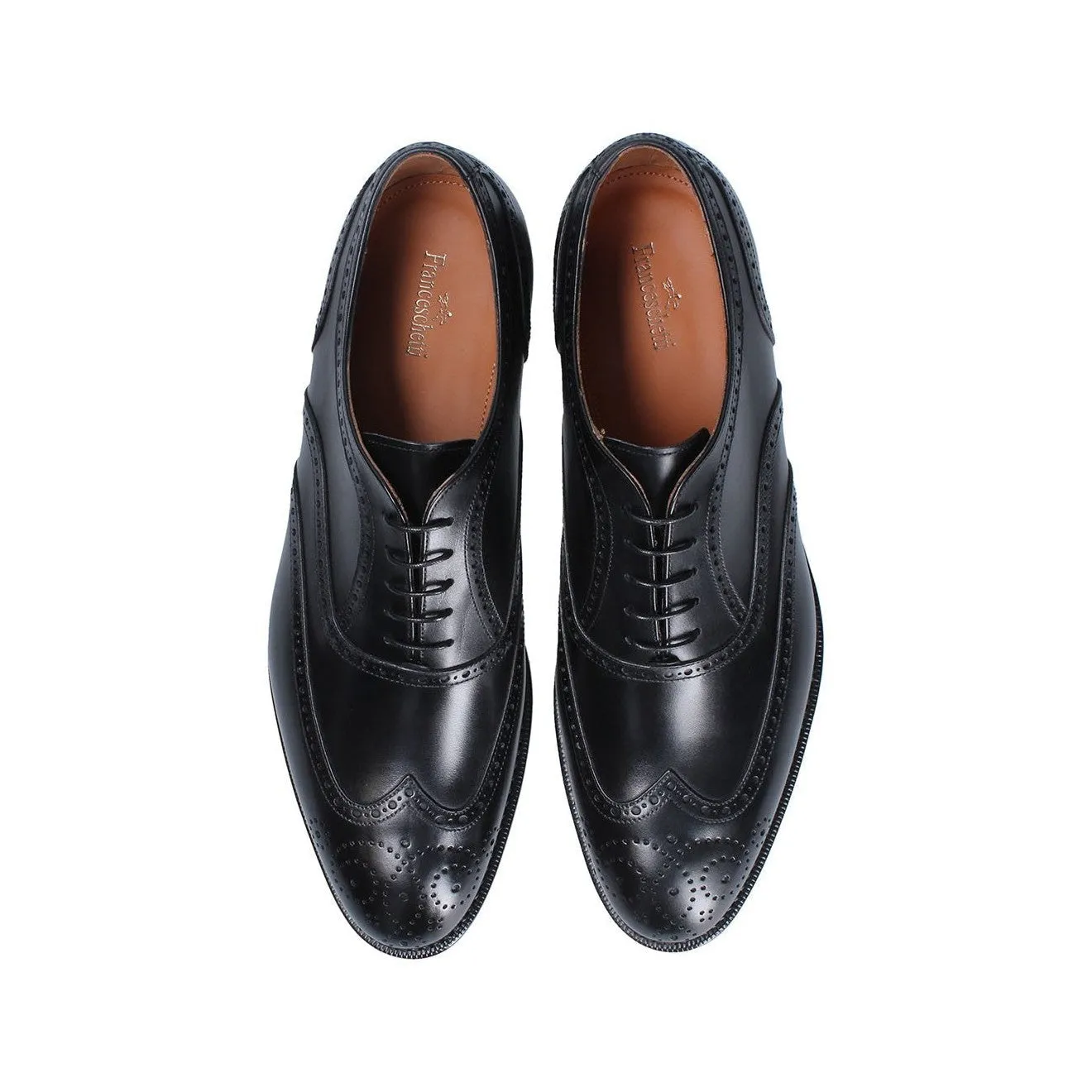 Franceschetti Swansea French Men's Shoes Calf-Skin Leather Brogue Oxford (FCCT1036)