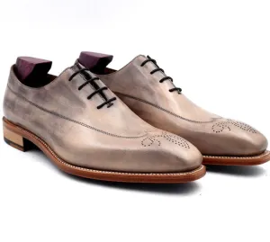 Full Grain Flat Men's Oxford Shoes