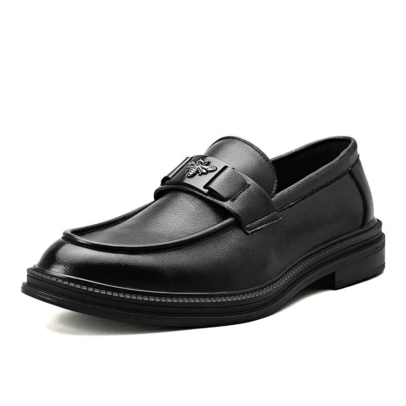 Genuine Leather Slip Men's Dress Shoes