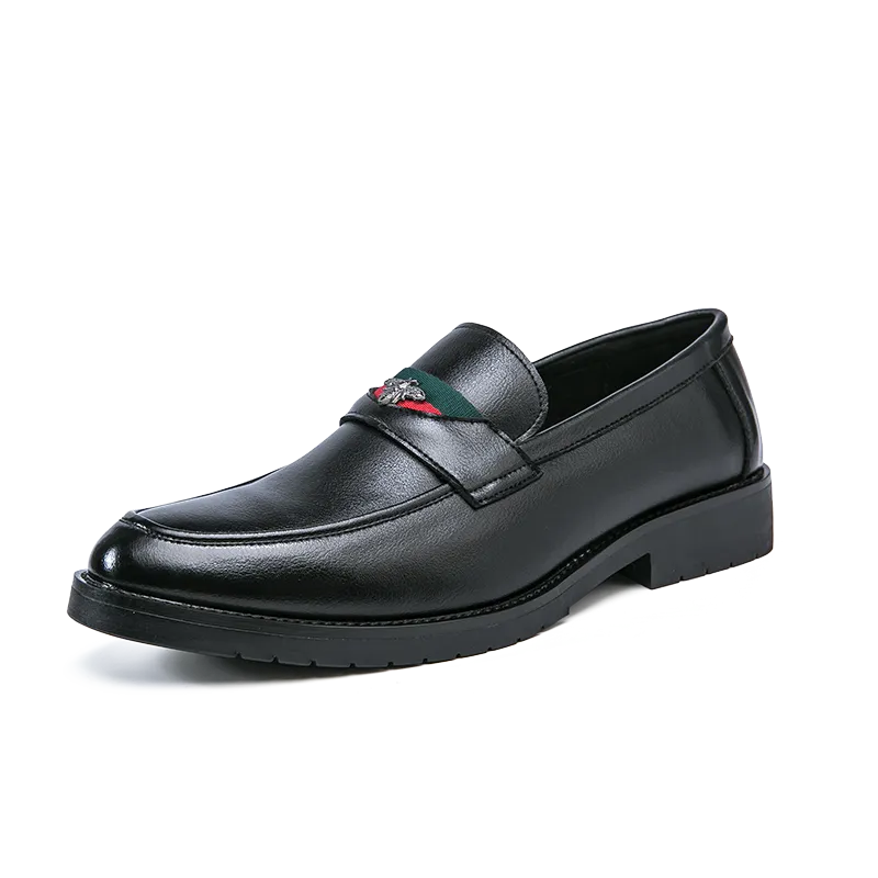 Genuine Leather Slip Men's Dress Shoes