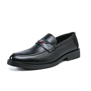 Genuine Leather Slip Men's Dress Shoes