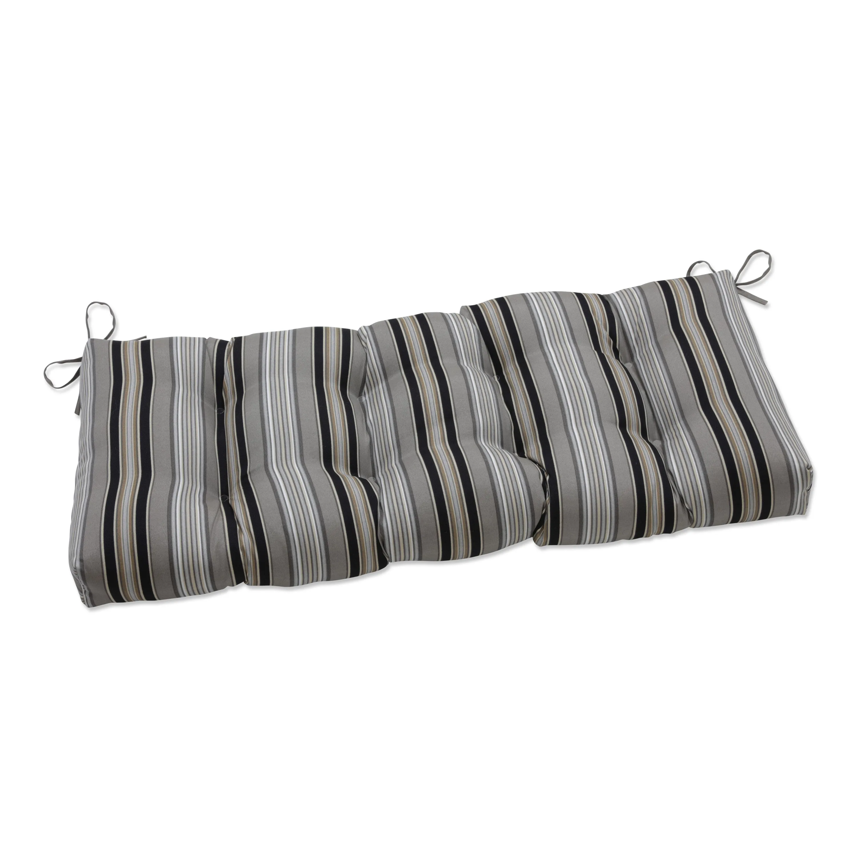 Getaway Stripe Black 44" Blown Bench