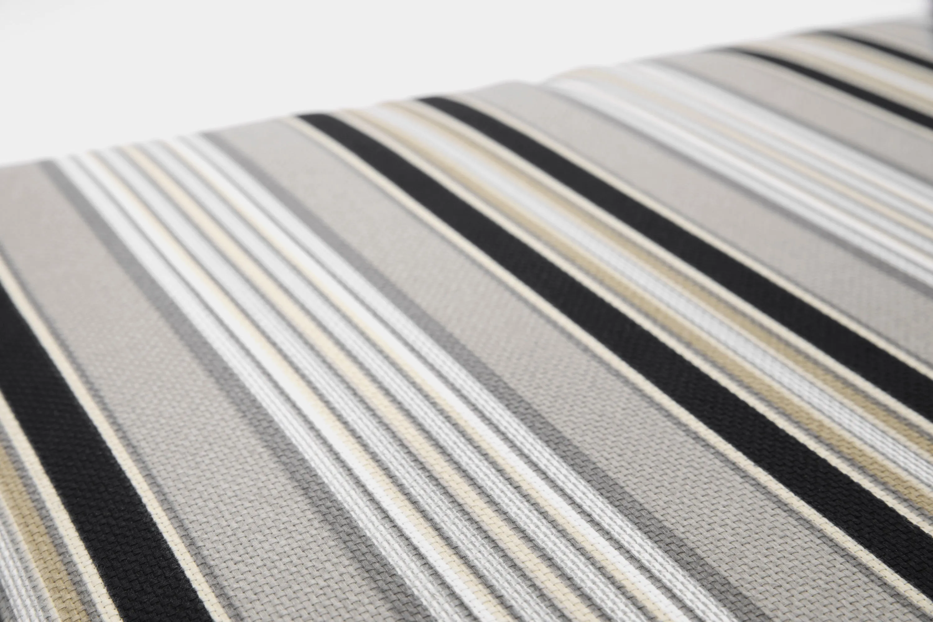 Getaway Stripe Black 48" Blown Bench