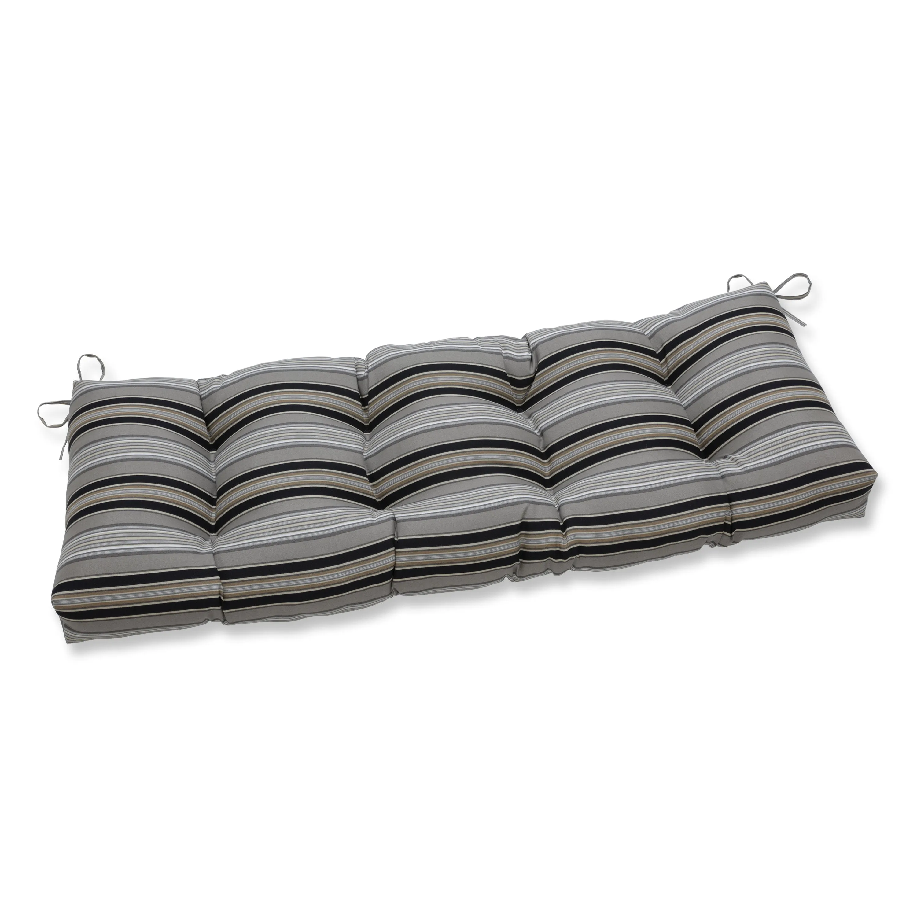 Getaway Stripe Black 48" Blown Bench
