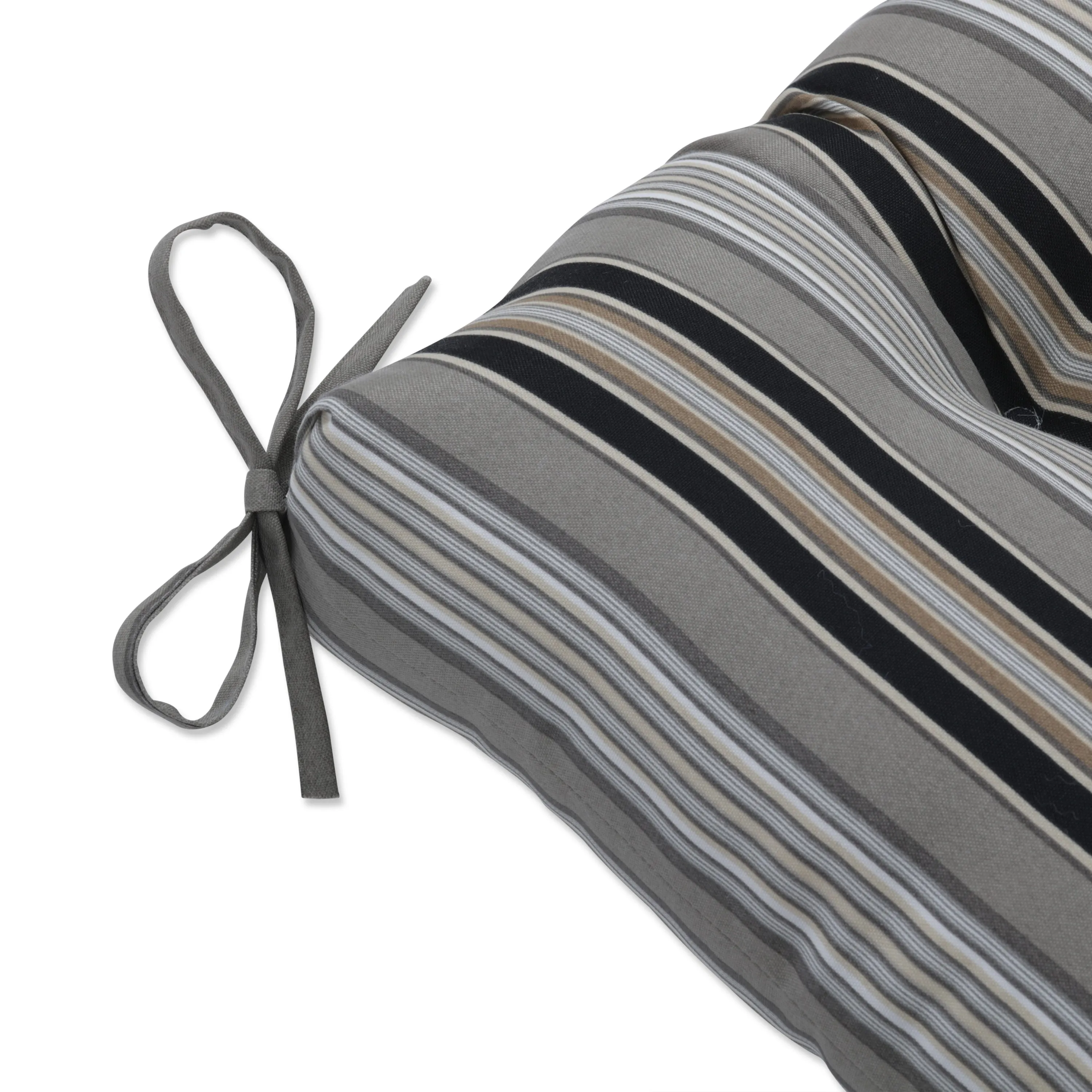 Getaway Stripe Black 48" Blown Bench