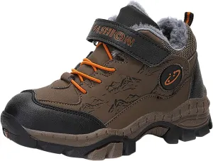 Girls Boots Glitter Boots Lace up Lug Sole Side Zipper Outdoor Booties Comfort Short Ankle Boots