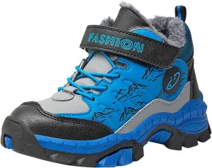 Girls Boots Glitter Boots Lace up Lug Sole Side Zipper Outdoor Booties Comfort Short Ankle Boots
