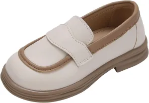 Girls Dress Shoes Chunky Loafers for Girl Platform Loafers School Uniform Slip On Shoes School Shoes for Teen Girls