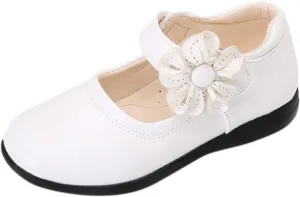 Girls Dress Shoes Toddler Girls School Uniform Shoes Mary Jane Flower Girl Ballet Flats for Wedding Party