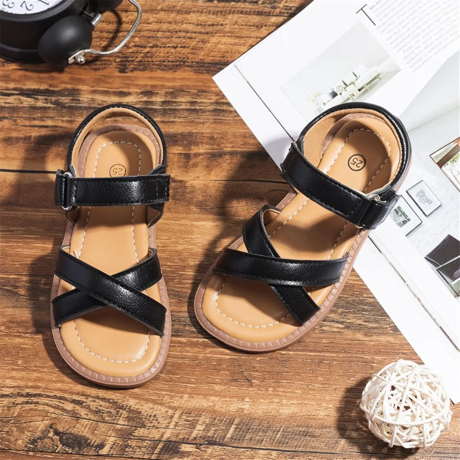 Girls Fashion Shoes Children Shoes 1 to 6 Years Fashion Comfortable Soft Sole Beach Outdoor Flat Casual Sandals