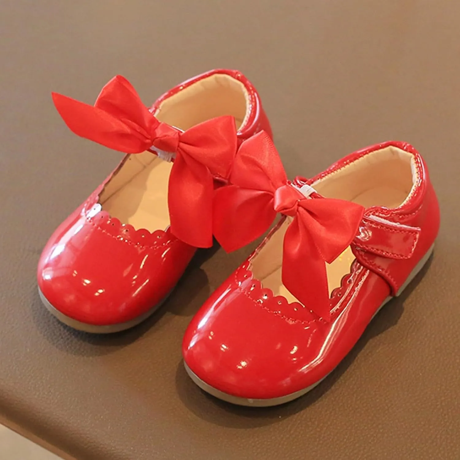 Girls Mary Jane Dress Shoes Cute Ballet ?lats Princess Flower Hook Loop Walking Sandals for Toddler/Little Kid