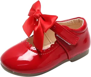 Girls Mary Jane Dress Shoes Cute Ballet ?lats Princess Flower Hook Loop Walking Sandals for Toddler/Little Kid