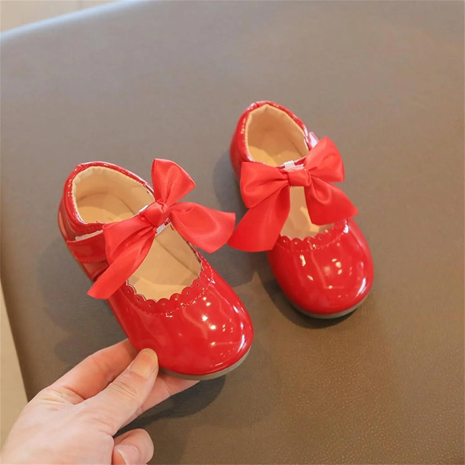 Girls Mary Jane Dress Shoes Cute Ballet ?lats Princess Flower Hook Loop Walking Sandals for Toddler/Little Kid