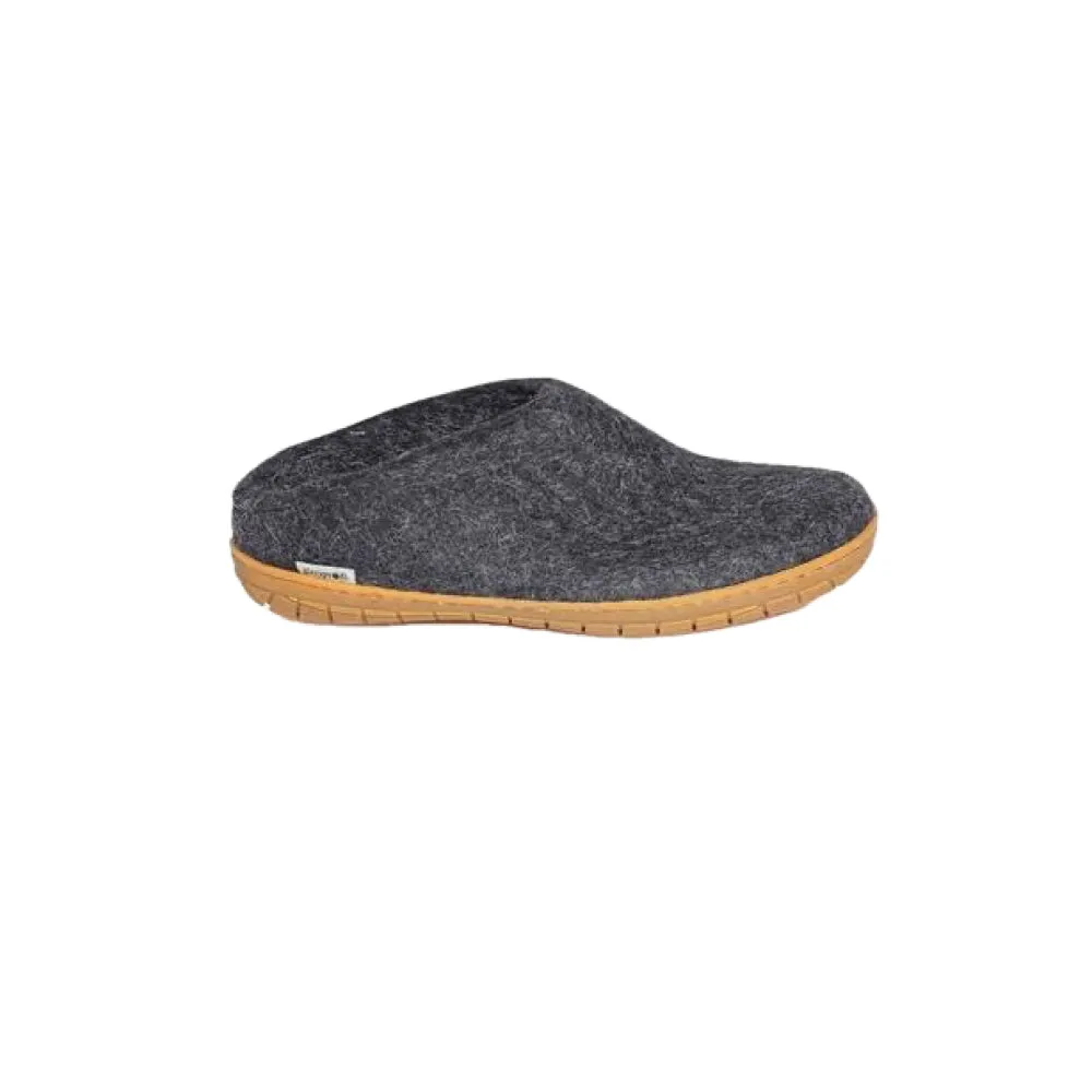 Glerups Slip-On - Honey Rubber - Charcoal
