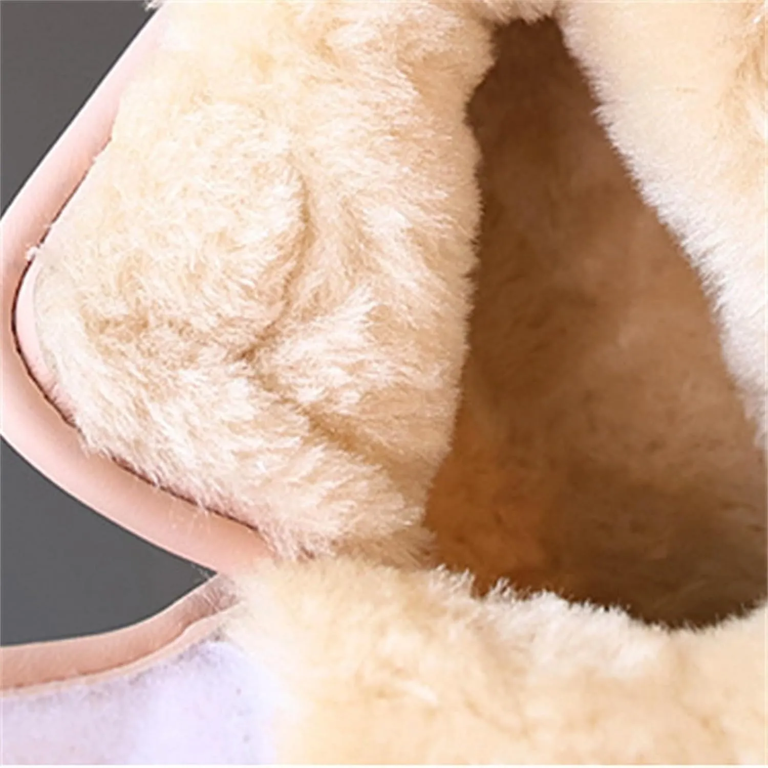 Glitter Fuzzy Snow Booties For Toddler Baby Infant Outdoor Walking Ski Shoes Thick Cotton Light Up Comfy Warm Boots