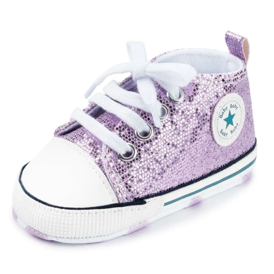Goo's Glitter Sneaker - White