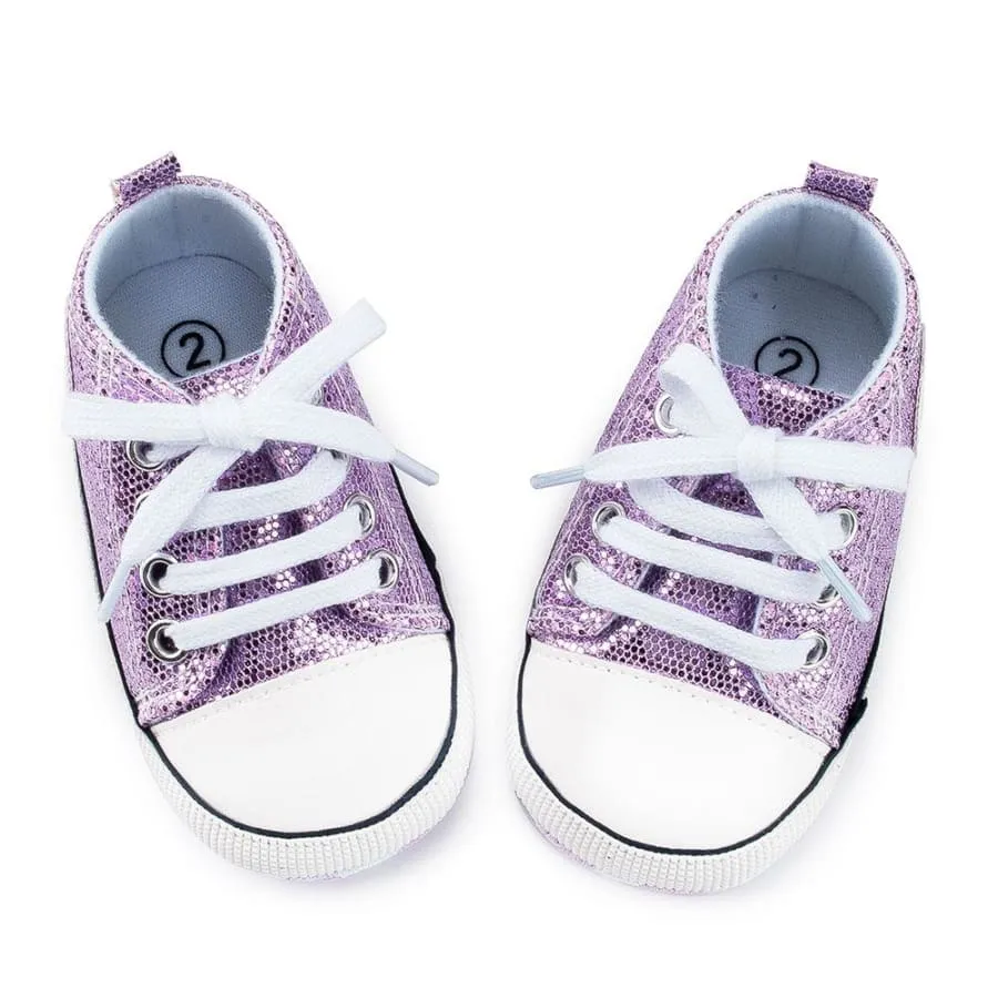 Goo's Glitter Sneaker - White