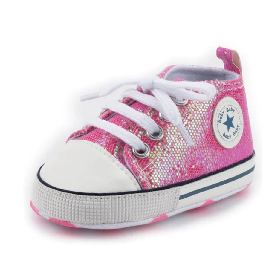 Goo's Glitter Sneaker - White