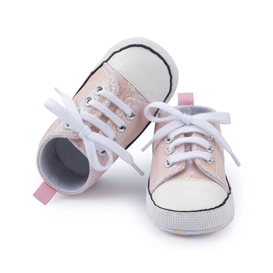 Goo's Glitter Sneaker - White