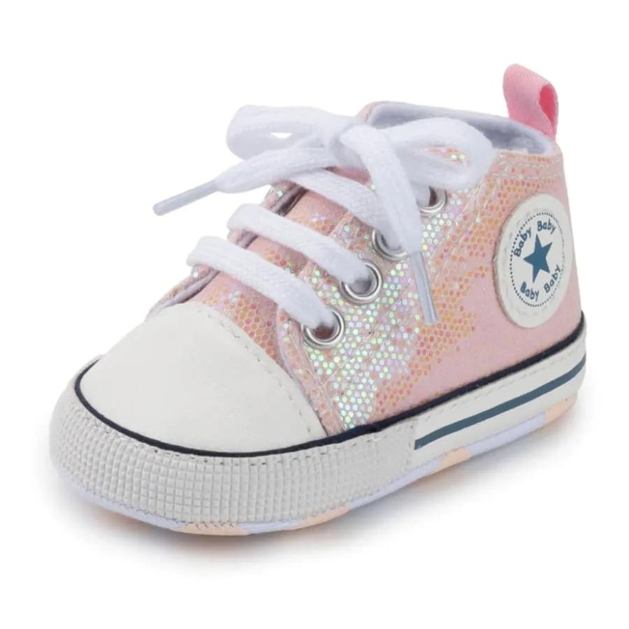 Goo's Glitter Sneaker - White