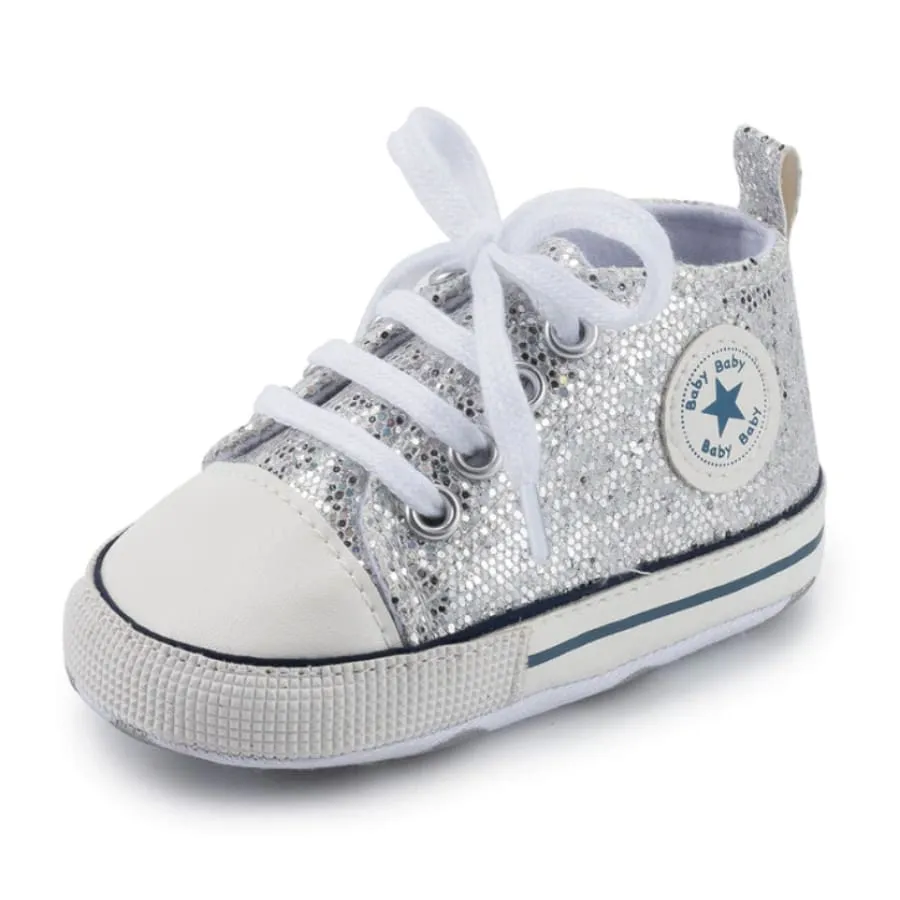 Goo's Glitter Sneaker - White