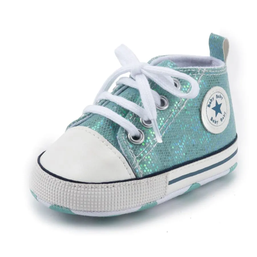 Goo's Glitter Sneaker - White