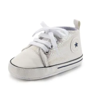 Goo's Glitter Sneaker - White