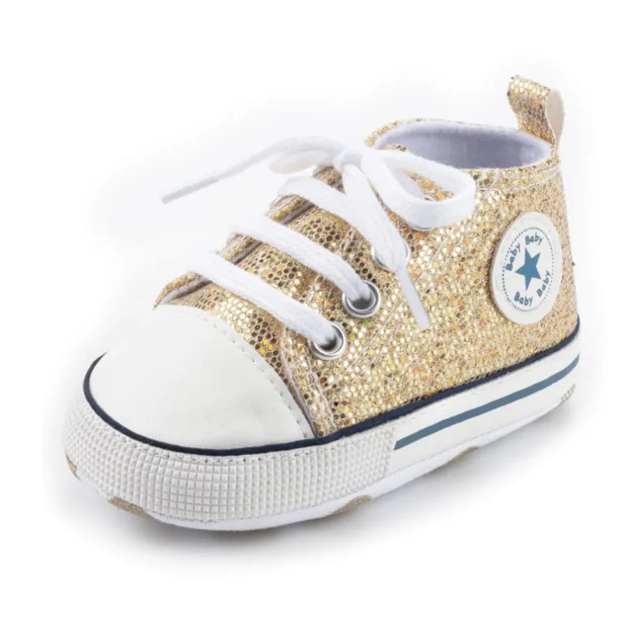 Goo's Glitter Sneaker - White