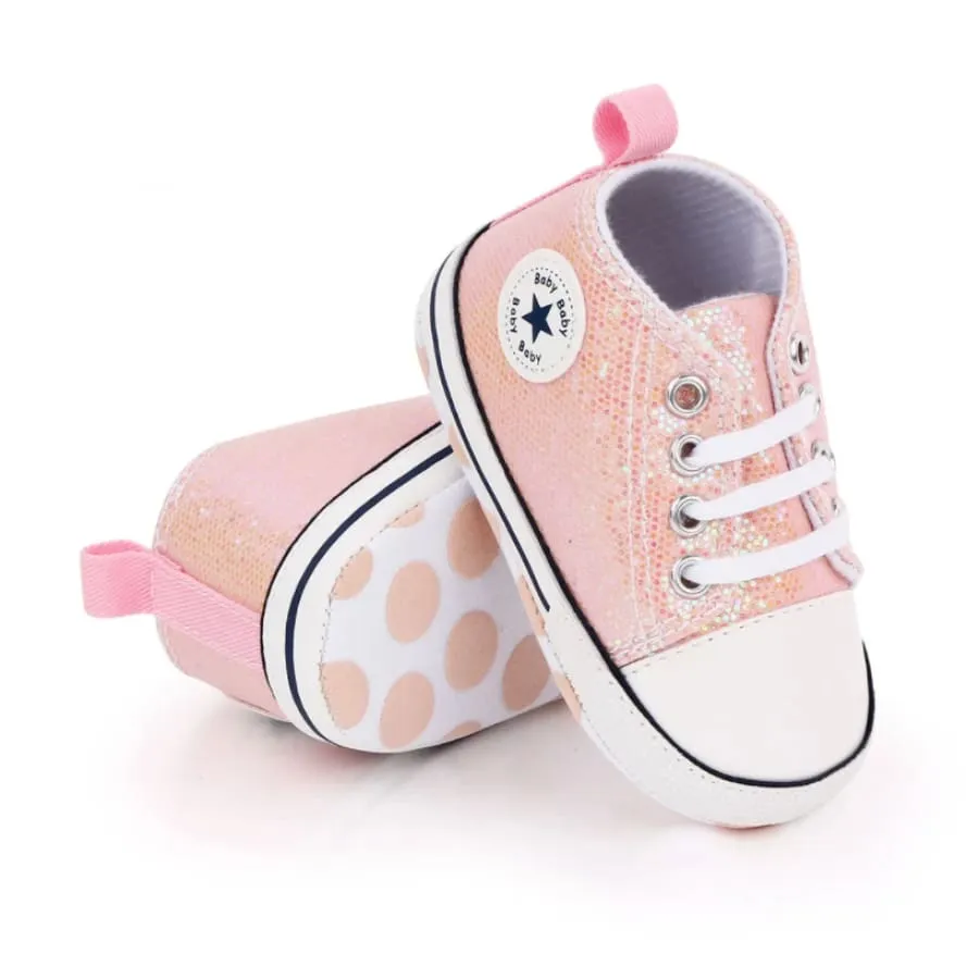Goo's Glitter Sneaker - White