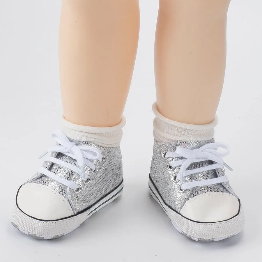 Goo's Glitter Sneaker - White