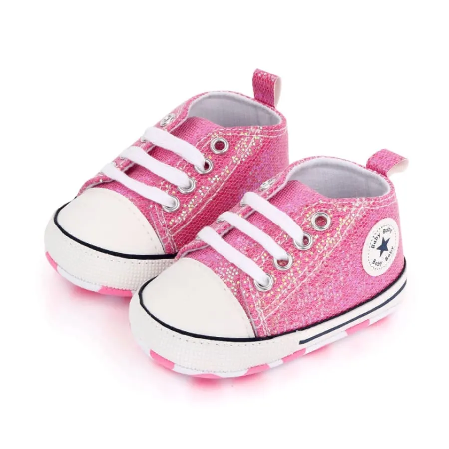 Goo's Glitter Sneaker - White